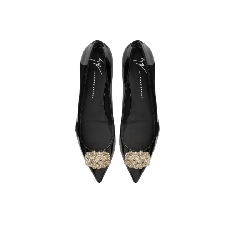 Giuseppe Zanotti Eglantine Crystal Ballerina Shoes Women's-4