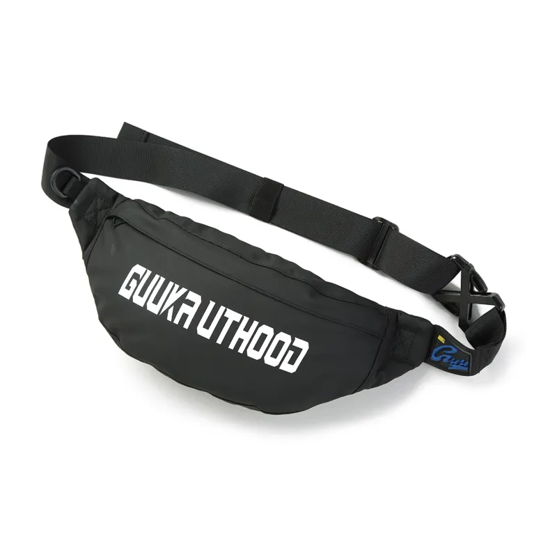Guuka Fabric Fanny Pack Regular Unisex Black-1