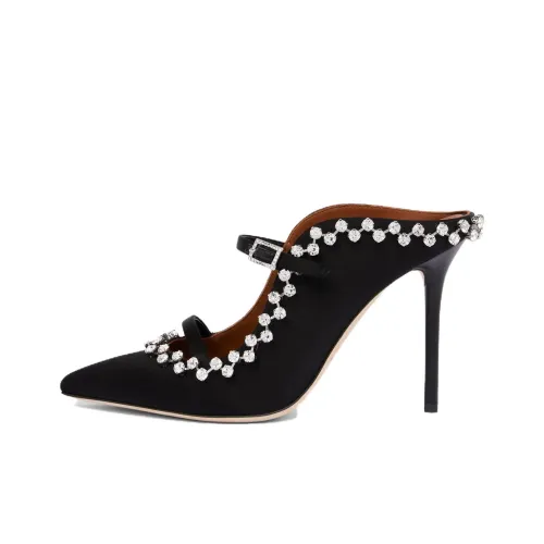 Malone Souliers Gala 100mm Crystal-embellished Mules