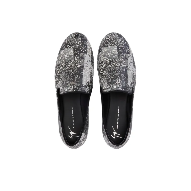Giuseppe Zanotti Gipsy Lewis Bandana print Loafers-4