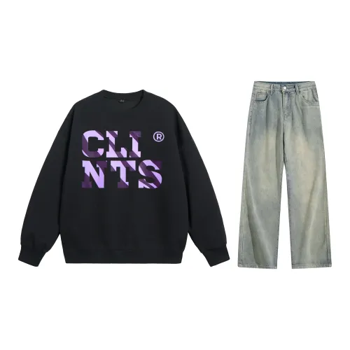 CLINTS Sweatshirt Sets Unisex