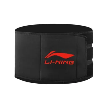LiNing Back Support Braces Breathable Protective One Size Black Men's
