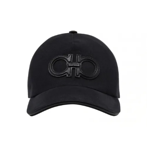 Ferragamo Leather patch Logo Cap