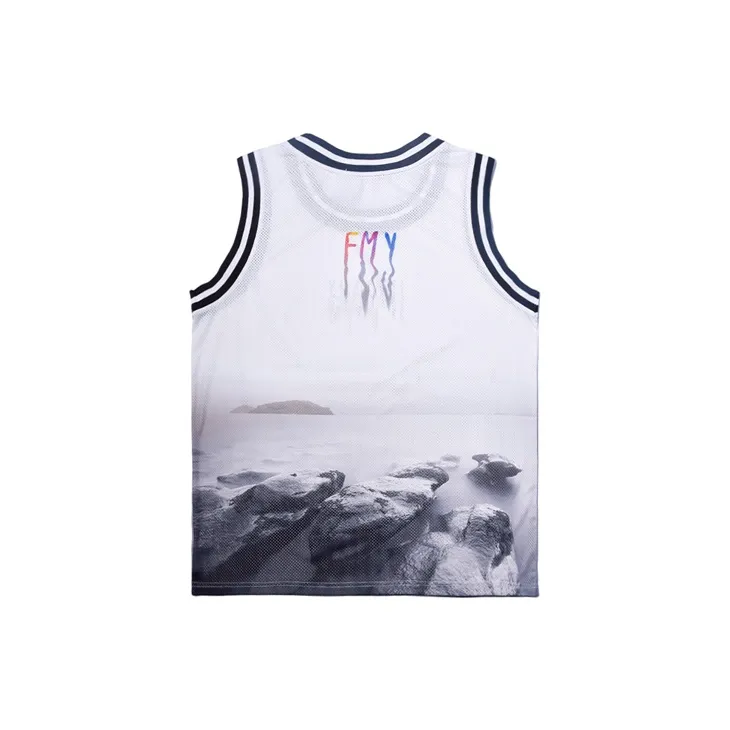 FireMonkey Tank Tops Unisex White Gray-1
