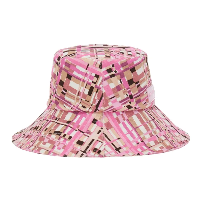 FERRAGAMO Cotton Bucket Hats Women's Pink-3