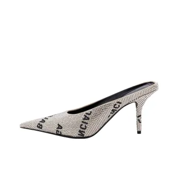 Balenciaga Rhinestones Embellished Mules Women's