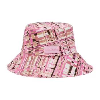 FERRAGAMO Cotton Bucket Hats Women's Pink