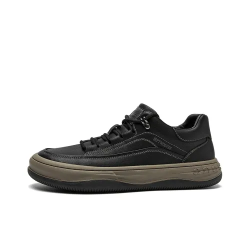 SEPTWOLVES Skateboard Shoes Men Low-Top