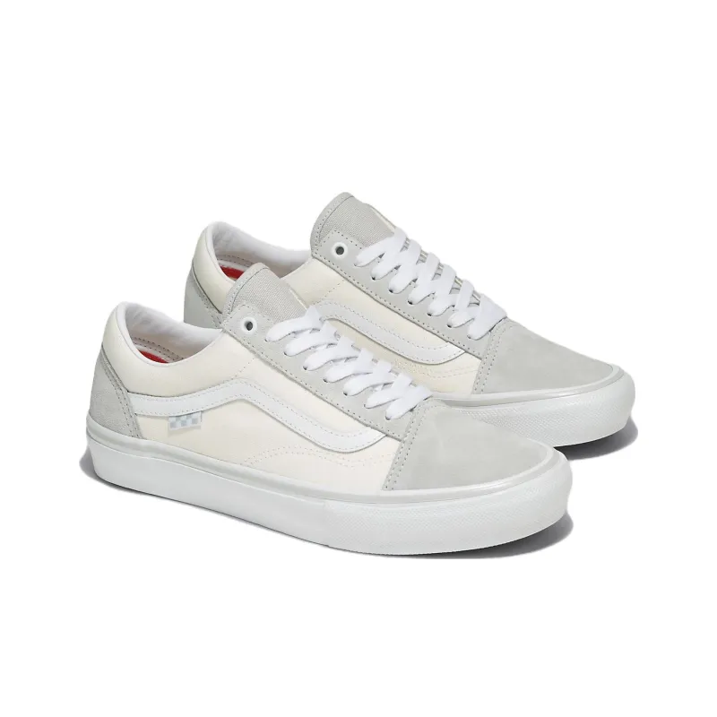 Old Skool Skate Vans 'Light Grey White'-1