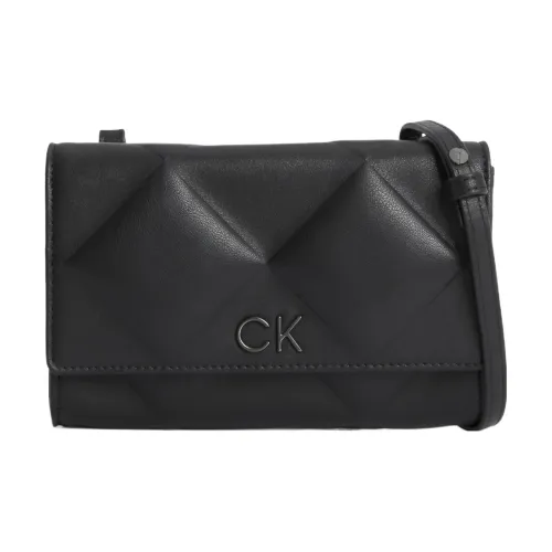 CK/Calvin Klein Recycled Polyester With Hydrophilic Polyurethane Shoulder Bag Crossbody Bag Mini Women's Black