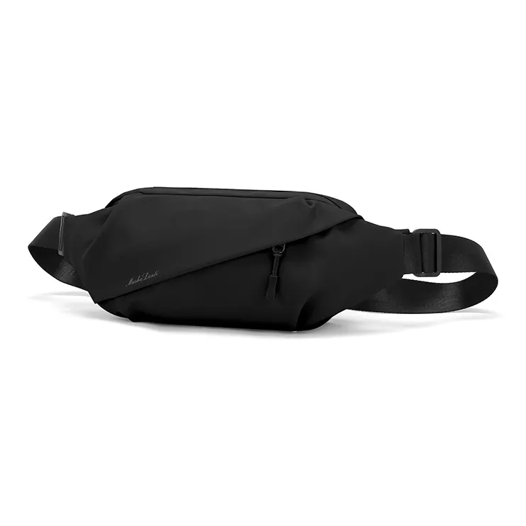 MashaLanti PVC Fanny Pack Crossbody Bags Regular Men's Black/Khaki-1