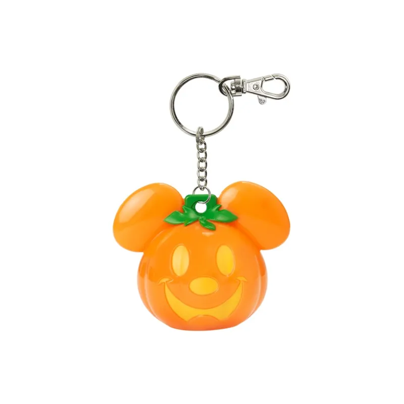 Disney Mickey Series 2023 Halloween Mickey And Friends, Glow in The Dark Pumpkin Key Ring IP Merch-0