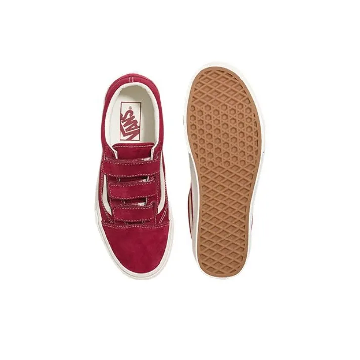 Old Skool Vans Velcro 'Rumba Red'-3