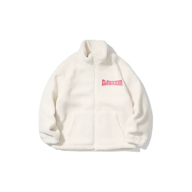 Clubxxhh Velvet Jackets Unisex White-1
