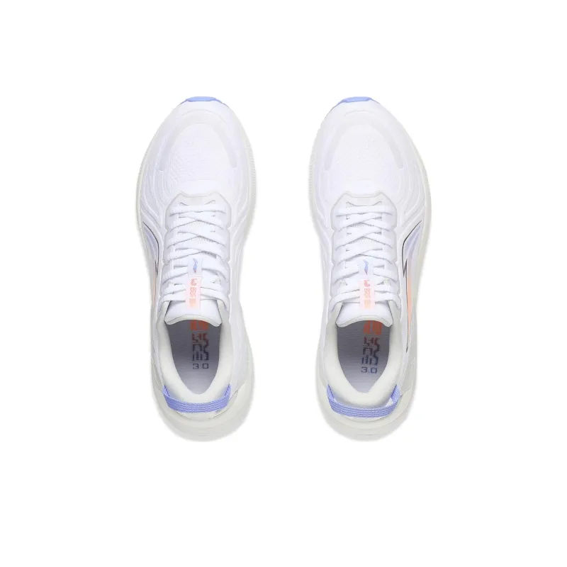 LiNing YueYing 3.0 Cushioning Low Top Running Shoes Men's White-3