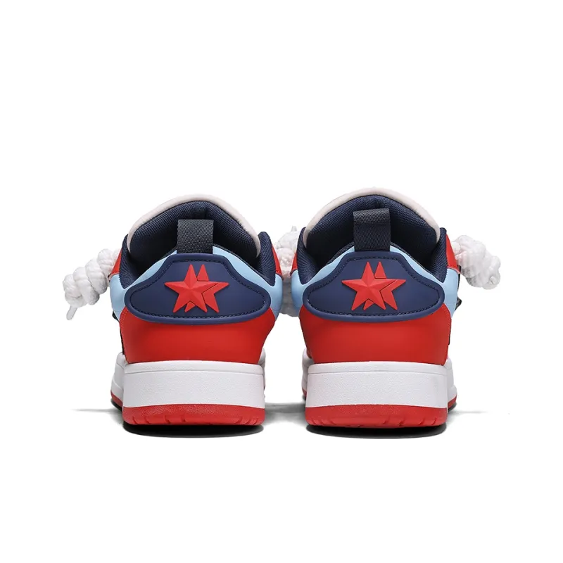 DOUBLE STAR 88 Slip Resistant Cushioning, Abrasion Resistant, Height Increasing Low Top Skateboard Shoes Unisex-13