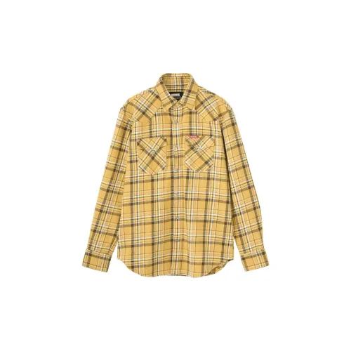 HYSTERIC GLAMOUR Shirts Men Yellow