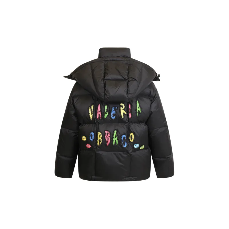 Valeria Obbaco Down Jackets Unisex Black-1