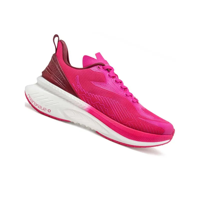 ONEMIX Shock Absorber Slip Resistant Low Top Running Shoes Unisex Onion Red-4