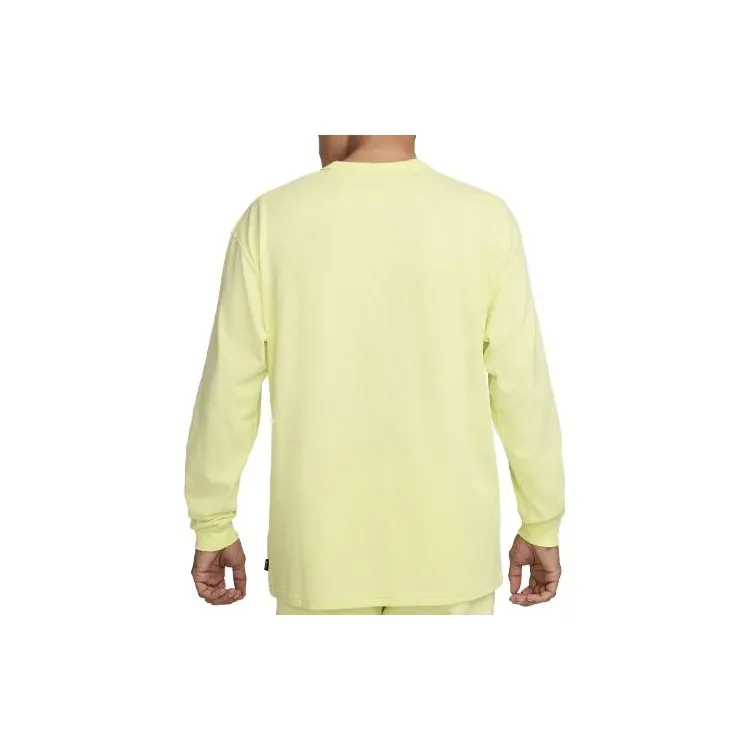 Nike T-Shirts Men Neon Yellow-1
