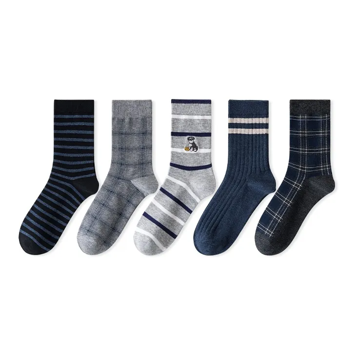 Caramella Mid Calf Socks Men's 5 Pack-11