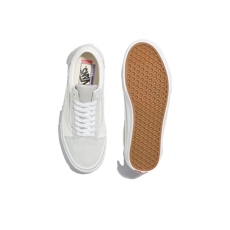Old Skool Skate Vans 'Light Grey White'-4