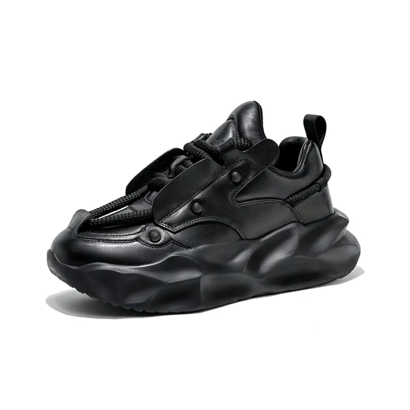 MOERBAI Cushioning Anti Slip And Wear Resistant Coverage Lightweight Height Increasing Warm Low Top Casual Shoes Men's-11