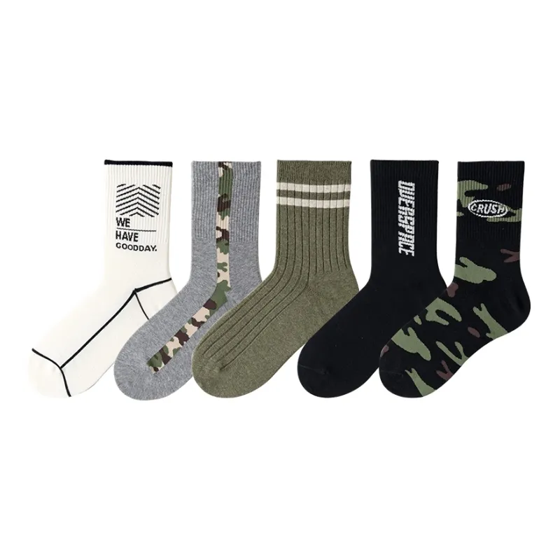 Caramella Mid Calf Socks Men's 5 Pack-31