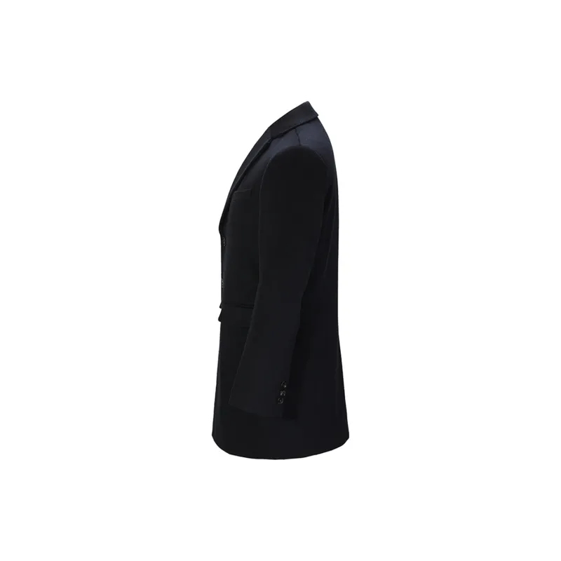 DAVID NAMAN FW23 Coats Men's Navy Blue-1