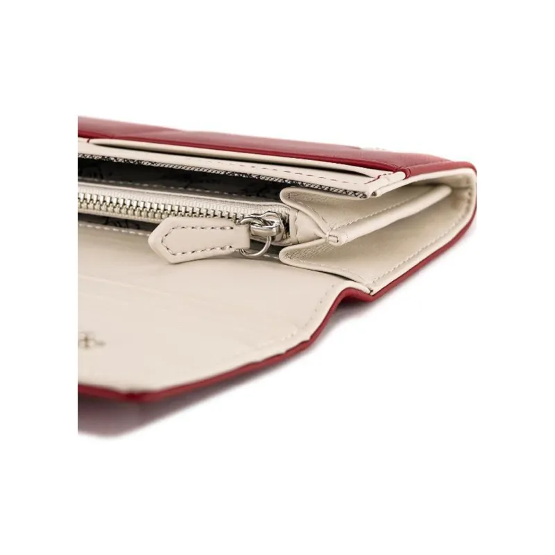 Vivienne Westwood Sheepskin Card Holder Wallet Women's Red-4