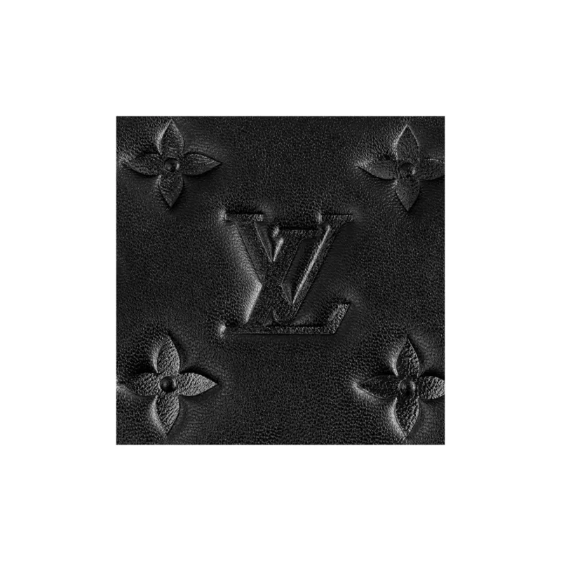 LOUIS VUITTON Coussin Sheepskin Pillow Bag Chain Bag Portable Crossbody Bag Shoulder Bag Women's Black-6