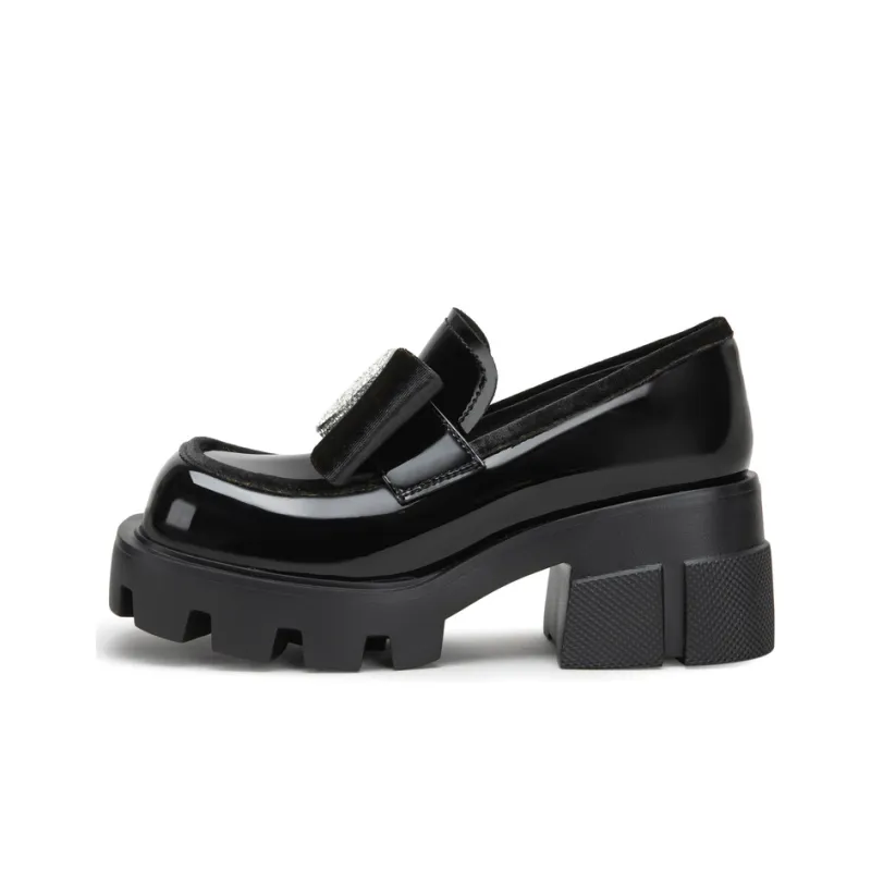 MIO Loafers Women's Black/Green Color-0
