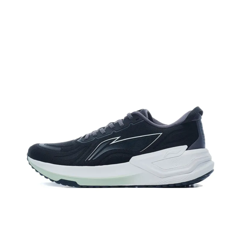 LiNing YueYing 3.0 Cushioned Slip Resistant Support Low Top Casual Running Shoes Men's Black-0
