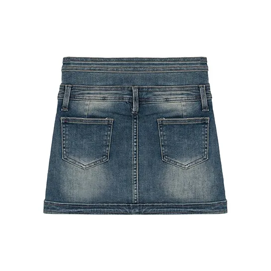 Adeworn Denim Short Skirts Women's-1