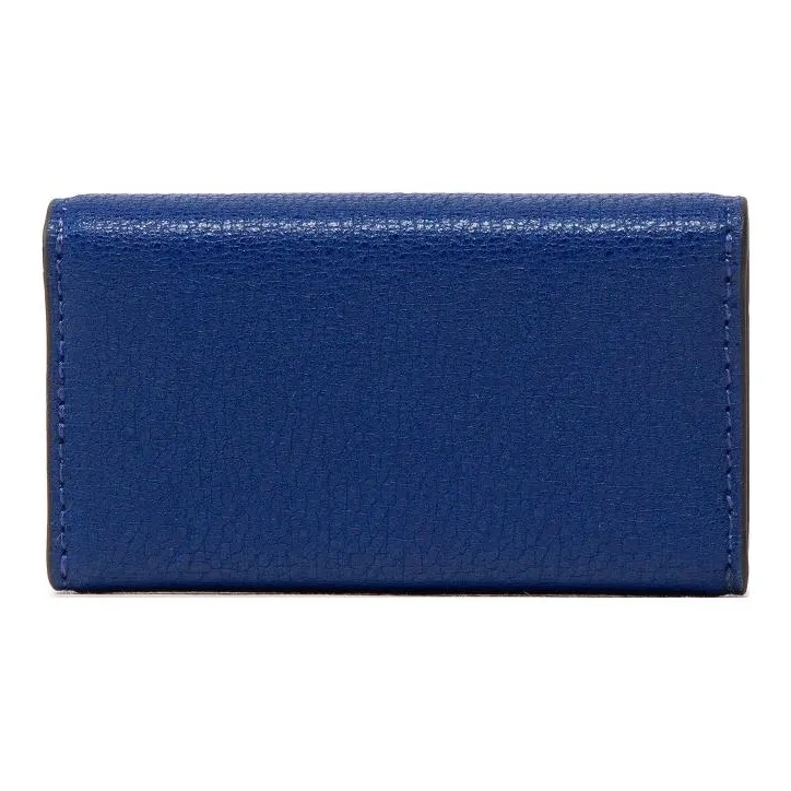 Furla Leather Wallet Key Pouch Small Size Women's Blue-1