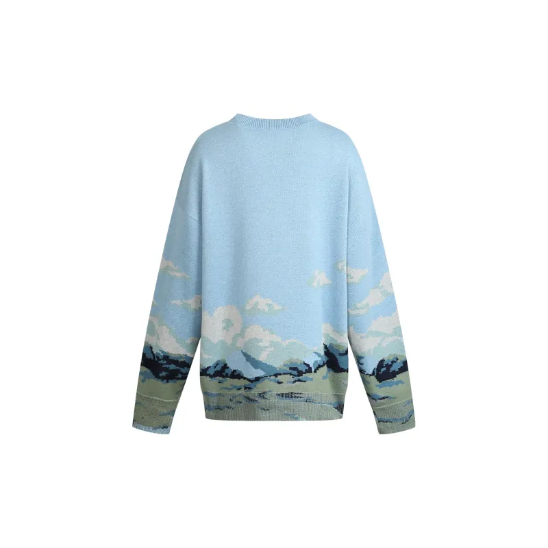 Valeria Obbaco Sweaters Women's Sky Blue-1