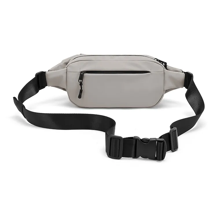 MashaLanti PVC Fanny Pack Crossbody Bags Regular Men's Black/Khaki-9