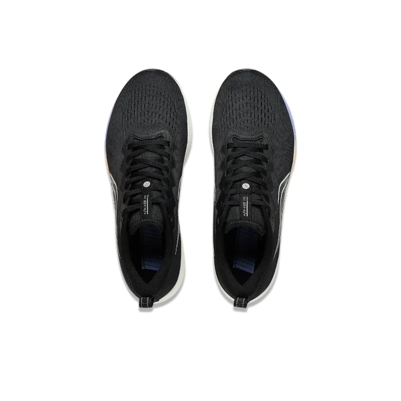LiNing Red Hare 6 Cushioning Anti Slip And Wear Resistant Rebound Low Top Running Shoes Women's Black-3