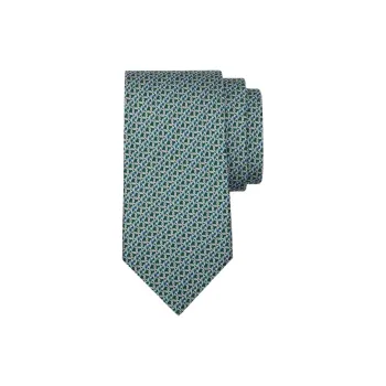 Ferragamo Gancini print Silk Tie