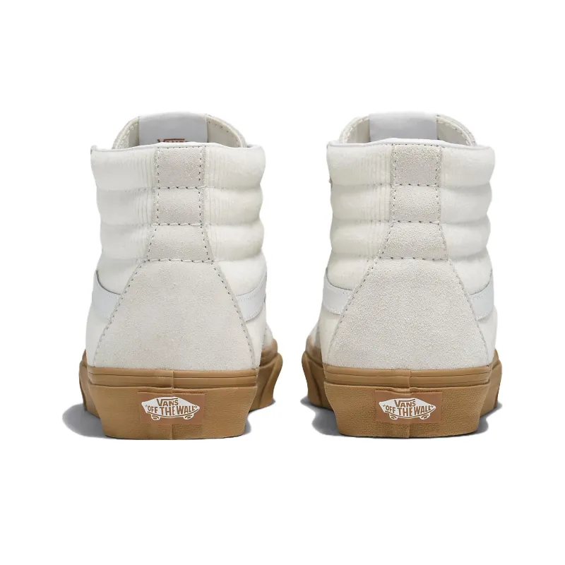 Vans Sk8 Hi Corduroy 'White Gum'-3