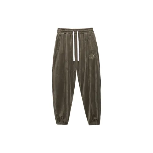 Muscle Dog Casual Pants Men Army Green