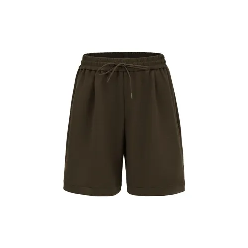 URBAN REVIVO Casual Shorts Men Coffee