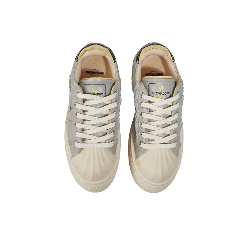 FORESHADOW 'POP' Sneaker Low Top Skateboard Shoes Unisex Gray-3