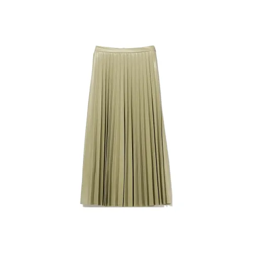 Beams Casual Long Skirts Women's Light Green