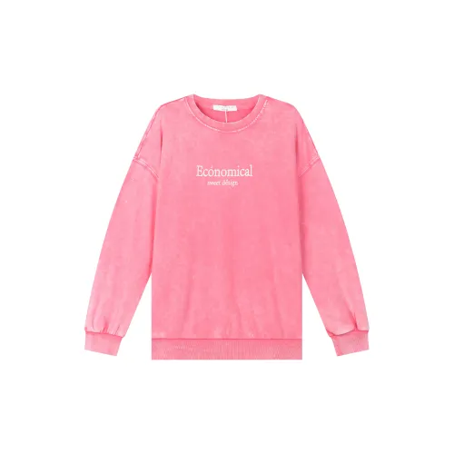 Tonlion Sweatshirts Women's Marshmallow Pink