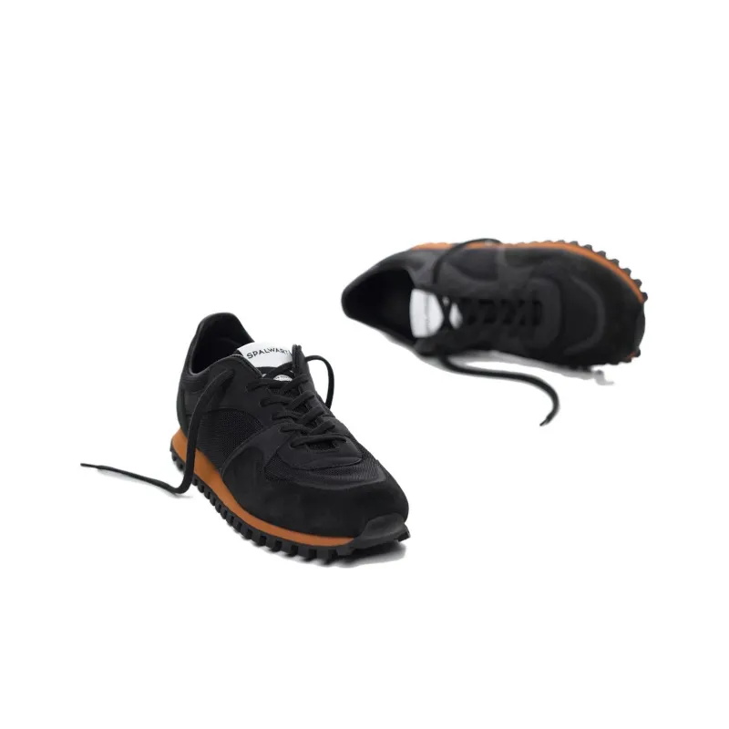 SPALWART Low Top Casual Shoes Unisex Black-3