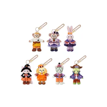 Disney 2023 Santa Fe & Friends Collection Plush Toy Key Ring Pendant Set Dolls Plush Pendant 12cm High Shanghai Disney