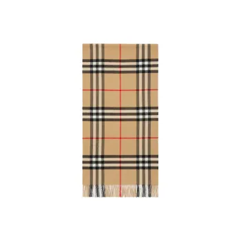 Burberry Check Cashmere Scarf