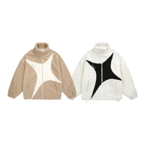 Guuka Jackets Unisex Set Of 2 Light Khaki+White