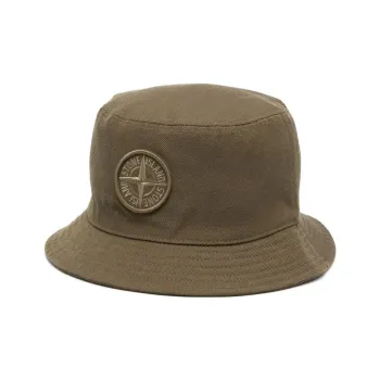 STONE ISLAND Acrylic Bucket Hats Men's Dark Green